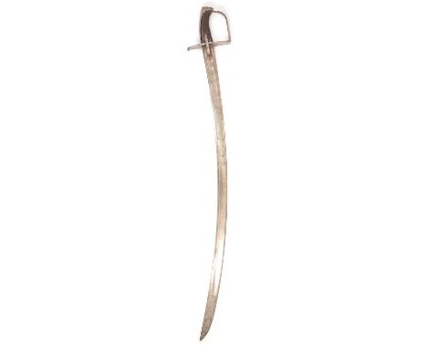 1788 pattern Light Cavalry Troopers sabre, the blade stamped BGG and indistinctly engraved, faint engraved pattern, 91cm blad