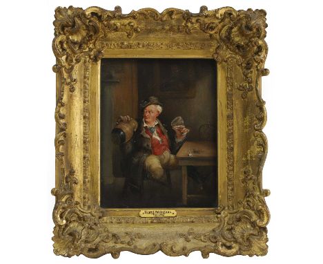 Henry James Pidding RBA (1797-1864) The last dropoil on panel23 x 17.5cmProvenance: With Clarendon Gallery, Manchester.Condit