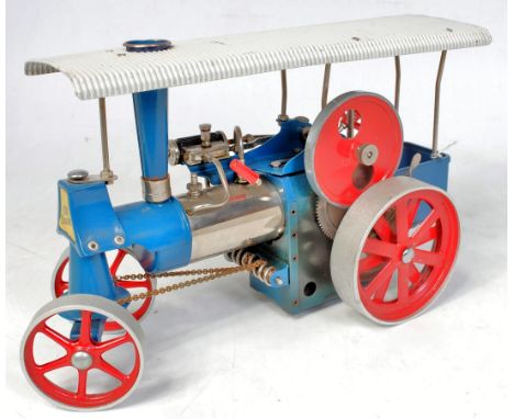 Wilesco "Old Smokey" traction engine, loose example with burner, as expected fittings