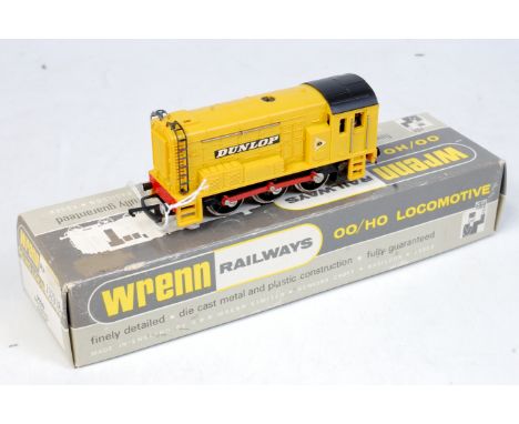 A Wrenn W2243 Dunlop yellow 0-6-0 diesel shunter, c400 made (NM,BVG)
