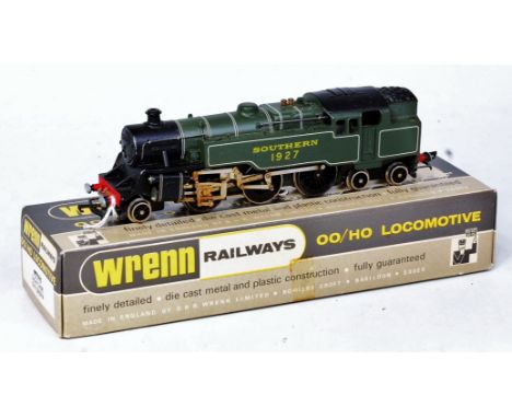 A Wrenn W2245 standard 2-6-4 tank engine SR green No. 1927 with instructions (G-BG), please note item has been converted for 