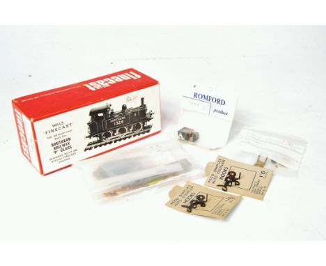 A Wills finecast kit to make Southern Railway P class 0-6-0 tank engine appears complete, together with with chassis kit, Rom