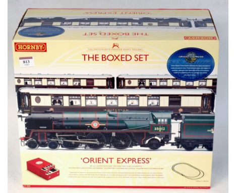 A Hornby R1038 'Orient Express' boxed set containing Merchant Navy class engine and tender 'United States Lines', 'Minerva', 