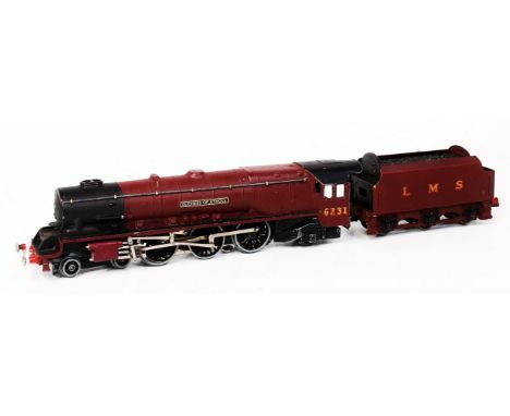 A Hornby Dublo 3-rail Duchess of Atholl engine and tender (G)