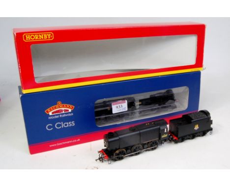 A Bachmann 31-462 Southern Railway C class 0-6-0 goods engine and tender BR early black No. 31086 (NM-BNM) sold with Hornby R