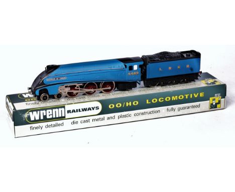 A Wrenn W2295 LNER blue class A4 engine and tender 'Dominion of Canada', repro box (G-BG)