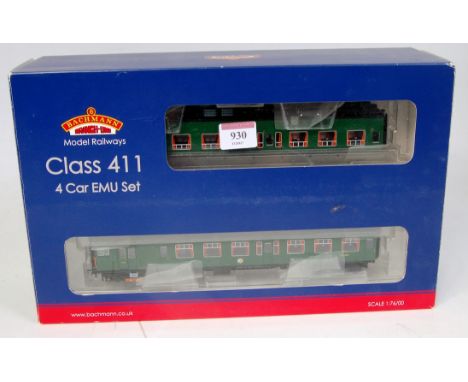 Bachmann 31-426 4CEP class 411 4 car EMU (M-BM) later multiple unit green