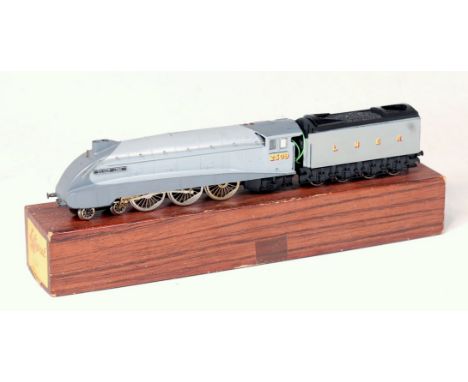A Liliput ref 1040 LNER grey class A4 engine and tender 'Silver Line' (G-BG)