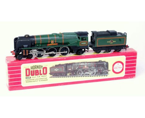 A Hornby Dublo 2235 'Barnstaple' engine and tender in a Tony Cooper box (VG-BG)