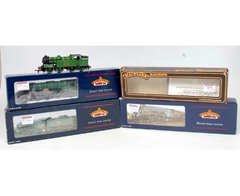 Bachmann BR green 31-559 class V2 Green Arrow (G-BG) 31-958 class A4 'Guillemot' (G-BG), LNER green 31-560 class V2 'Green Ho