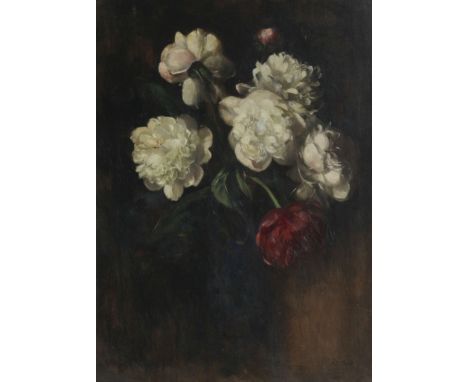 Anne Davidson Muir, RSW (British, 1875-1951)Peonies signed 'AD Muir' (lower right)oil on canvas61 x 45.7 cm. (24 x 18 in.)Foo
