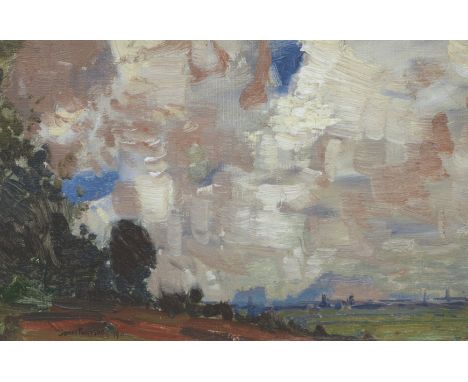 James Paterson PRSW RSA RWS (British, 1854-1932)Edinburgh from Corstorphine Hill signed and dated 'James Paterson/1911' (lowe