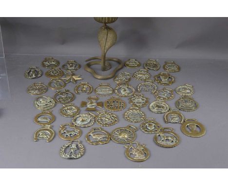 A collection of late 19th to early 20th Century Horse Brasses, Victorian / Edwardian including examples dated 1870, 1897, etc