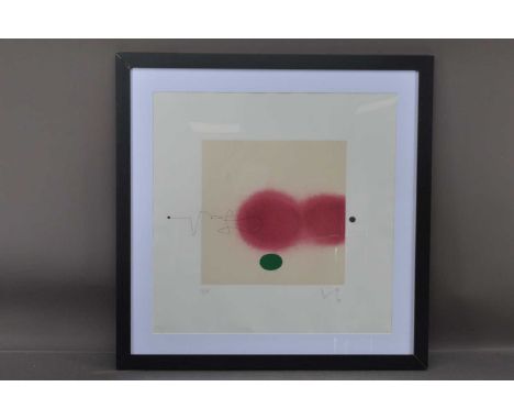 (ar) Victor Passmore (British 1908-1998) "Magic Eye 3", limited edition etching and aquatint on paper with chine-collé. Signe