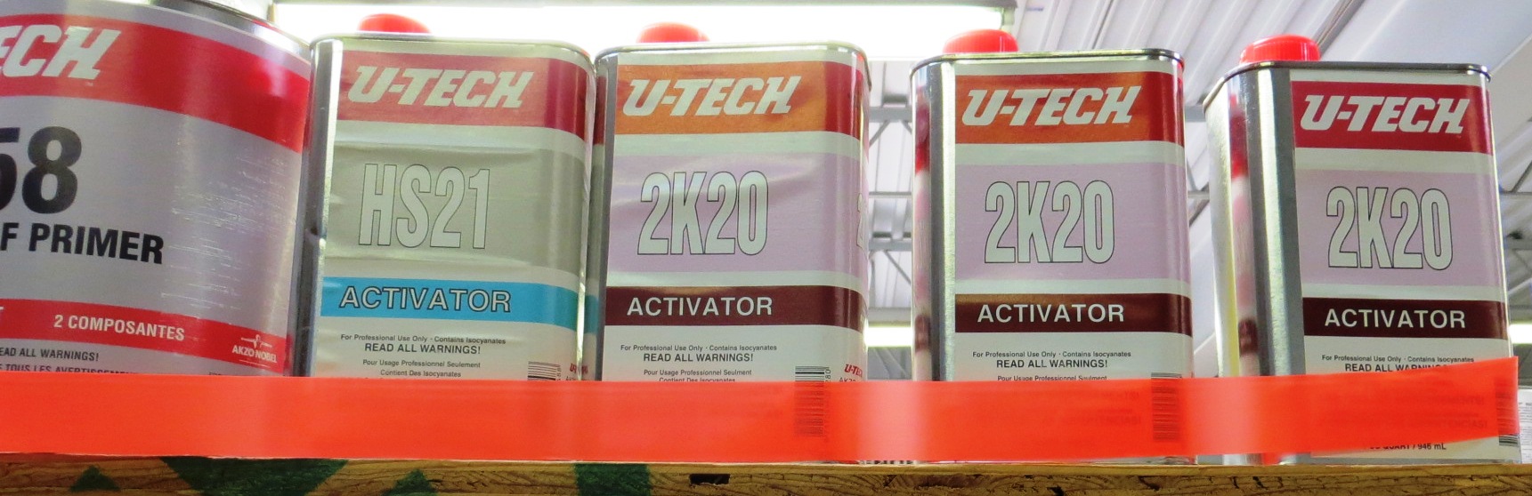 UTECH AUTOMOTIVE PAINT INTERMIX TINT VARIOUS COLORS (26 QTS) (12