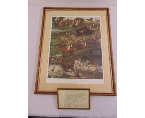 Arthur Charles Havell framed and glazed limited edition 228/850 polychromatic lithographic print titled A Racing Nightmare, t