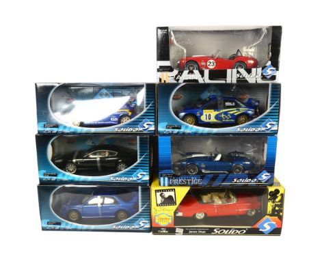 SOLIDO - a quantity of 1:18 scale diecast models, in original boxes, including Signature Series James Dean 1955 Cadillac, ref