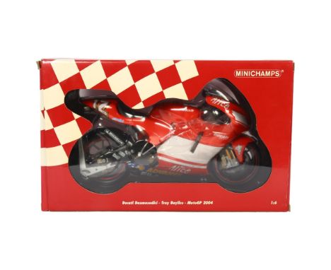 MINICHAMPS - a Ducati Desmosedici, Troy Bayliss, MotoGP 2004, 1:6 scale model, complete in original box 