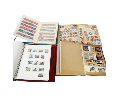 A quantity of stamps including First Day Covers, 2 stock books, an empty stamp album etc 