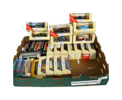 A quantity of boxed diecast vehicles, including Classic vehicles from Corgi, Days Gone by Vanguards, The Diecast Rupert Colle