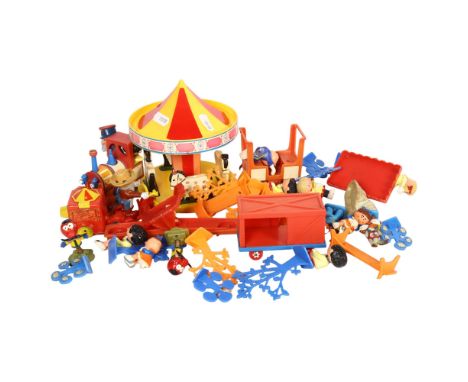 MAGIC ROUNDABOUT - CORGI - a group of Vintage plastic Corgi Magic Roundabout vehicles, figures and other accessories 