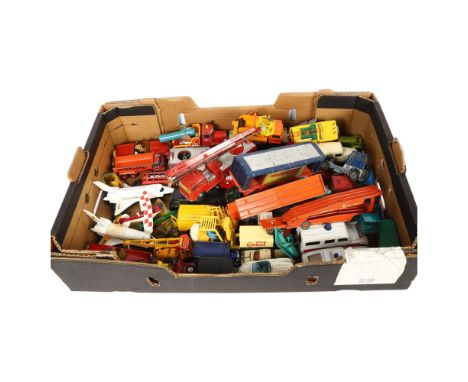 A quantity of loose diecast vehicles, such brands as Corgi, Matchbox, Lesney, etc, including such vehicles as Corgi Toys The 