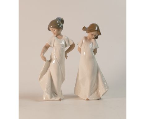Nao, Two Models of Girls in White Dresses (2)