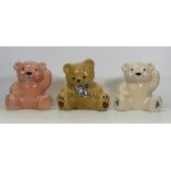 Wade, Three Teddy Bear Money Boxes (3)
