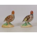 John Beswick, Two Models of Patridge in varied colourways (2)