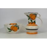 Wade, A Bowl and Jug, The Gallery Collection Orange Grove inspired by original 1930's Wade Heath