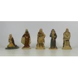 Wade, A Complete Set of Camelot Collection Figure. Boxed.