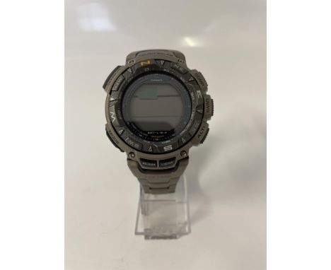 CASIO. A Casio wrist watch. (Boxed) IMPORTANT: Bidding via the-saleroom.com ONLY. In-person collection available to book via 