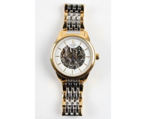 ROTARY. A Rotary gents skeleton wrist watch. GB00162/04. RRP £250. IMPORTANT: Bidding via the-saleroom.com ONLY. In-person co