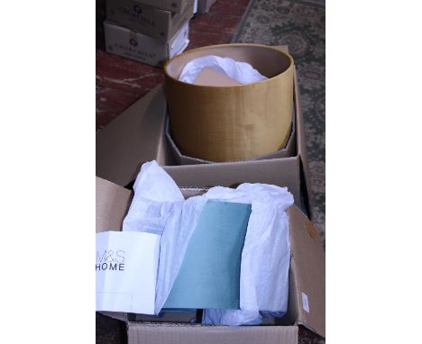Two new Marks and Spencer's Lamp shades. Shipping unavailable. 