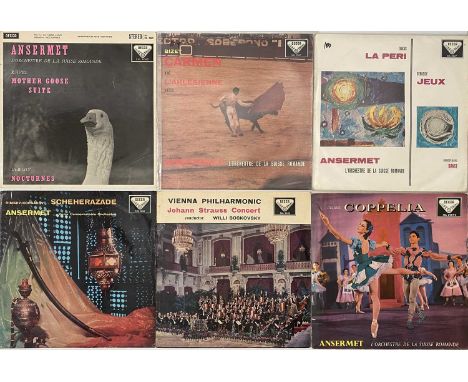 DECCA SXL ED1 - LP RARITIES. A pack of 8 x LPs. Composers/ Performers/ Titles include Ansermet inc La Peri / Jeux (SXL2027, E