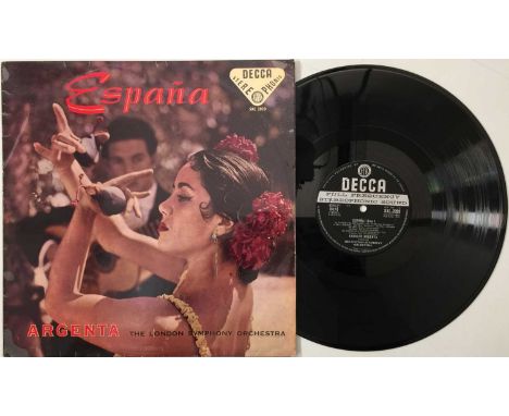 ATAULFO ARGENTA - ESPANA LP (ORIGINAL UK STEREO RECORDING LP/SECOND SLEEVE - DECCA SXL 2020). The tricky to find original UK 