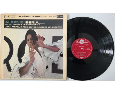 JEAN MOREL - ALBENIZ - IBERIA LP (ORIGINAL UK STEREO RECORDING - RCA LIVING STEREO SB-2131/2). Scarce original UK stereo reco