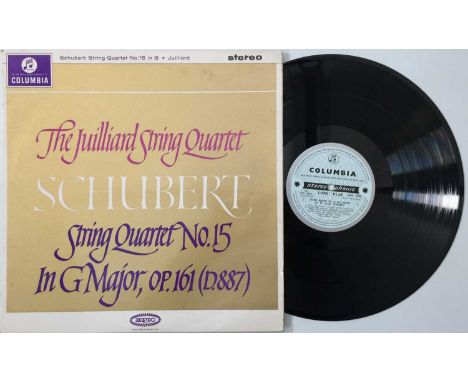 JUILLIARD - SCHUBERT STRING QUARTET NO. 15 IN G - (OG COLUMBIA STEREO SAX 2535). A lovely copy of The Juilliard String Quarte