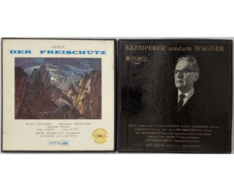 COLUMBIA/ HMV - UK STEREO LP BOX SET RARITIES. A superb pack of 2 classical LP box sets, both original UK stereo pressings. O