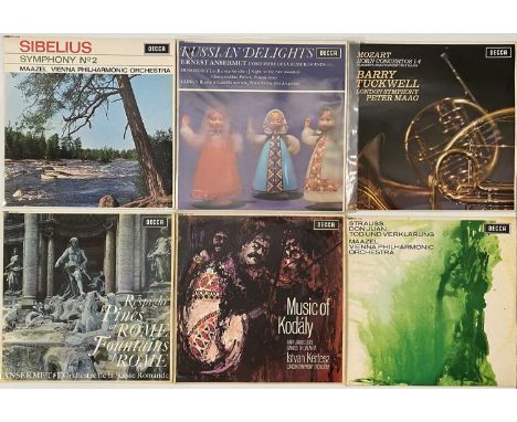 DECCA SXL ED1 - LP RARITIES. A pack of 6 x LPs. Catalogue numbers include SXL6108, SXL6119, SXL6125, SXL6134, SXL6136 and SXL