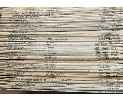 DECCA SXL - LP COLLECTION. A collection of 65 x LPs, mostly Decca SXL ED2's and ED3's. Please see pictures for full list of t
