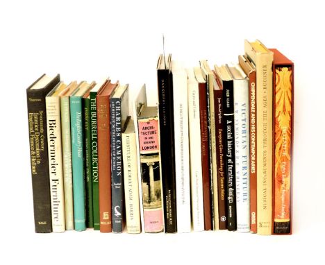 A large assortment of books, English continental furniture, glass, porcelain, musical instruments, textiles etc, some duplica