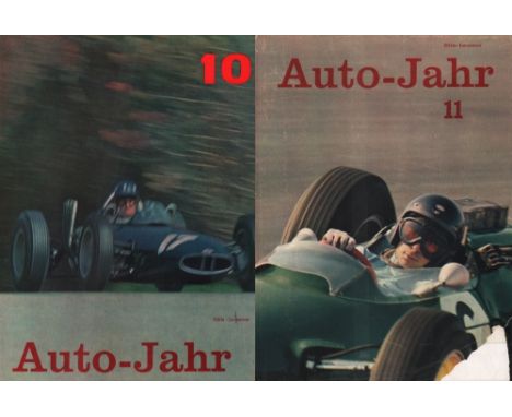 Auto. Auto – Jahr 1962 / 63 und 1963 / 64. L´année automobile. Automobile Year - 2 Bände. Hrsg. von Edita Lausanne. 4°. Mit z