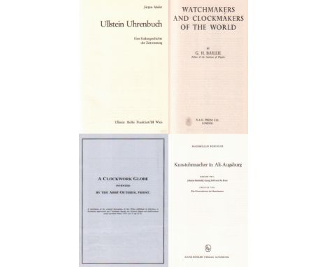 Uhren. Konvolut mit 5 Werken zur Uhrengeschichte. Unterschiedliche Verlage und verschiedene Formate. (64)&nbsp; * Vorhanden s