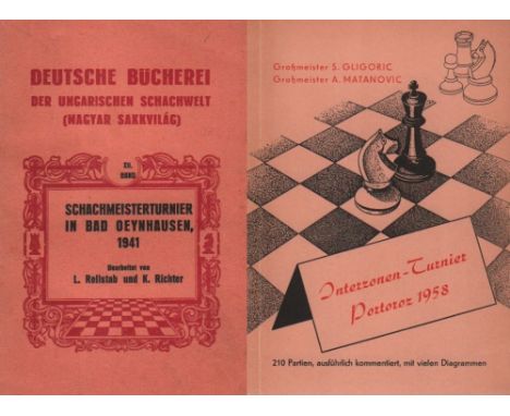 Bad Oeynhausen 1941. Rellstab, L. und K. Richter. Die Grossdeutsche Meisterschaft. Schachmeisterturnier in Bad Oeynhausen, 19
