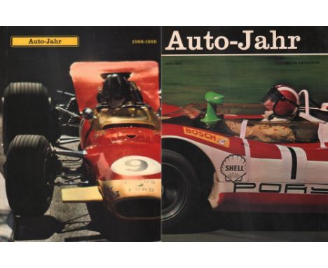 Auto. Auto – Jahr 1968 / 69 und 1969 / 70. L´année automobile. Automobile Year - 2 Bände. Hrsg. von Edita Lausanne. 4°. Mit z