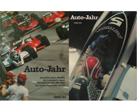 Auto. Auto – Jahr 1980 / 81 und 1981 / 82. L´année automobile. Automobile Year - 2 Bände. Hrsg. von Edita Lausanne. 4°. Mit z