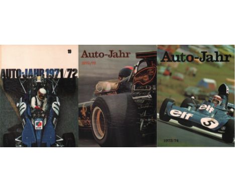 Auto. Auto – Jahr 1971 / 72 und 1972 / 73 und 1973 / 74. L´année automobile. Automobile Year - 3 Bände. Hrsg. von Edita Lausa