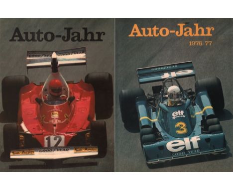 Auto. Auto – Jahr 1975 / 76 und 1976 / 77. L´année automobile. Automobile Year - 2 Bände. Hrsg. von Edita Lausanne. 4°. Mit z