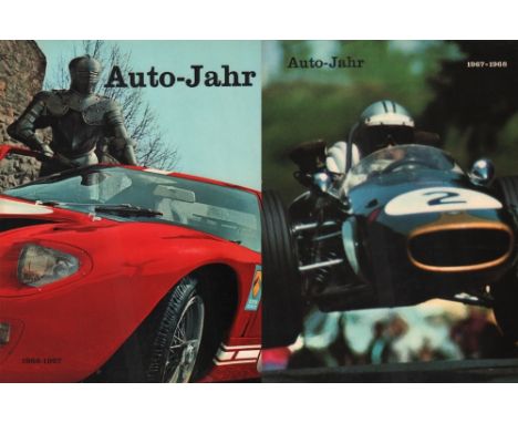 Auto. Auto – Jahr 1966 / 67 und 1967 / 68. L´année automobile. Automobile Year - 2 Bände. Hrsg. von Edita Lausanne. 4°. Mit z